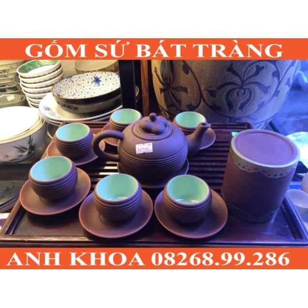 Ấm chén Bát Tràng - Gốm sứ Bát Tràng Anh Khoa