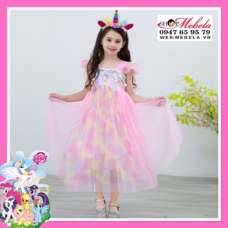 Váy công chúa ngựa kỳ lân Pony cho bé 14-33kg