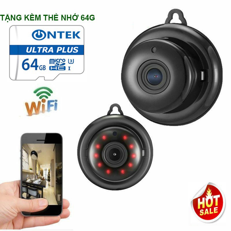 Camera IP WIFI V380 Kèm thẻ nhớ 32G