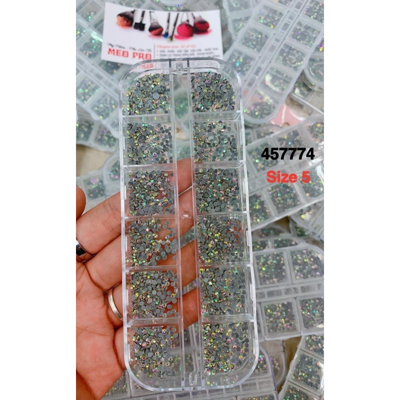 Đá trắng chân lưới yhb trang tri móng tay chân