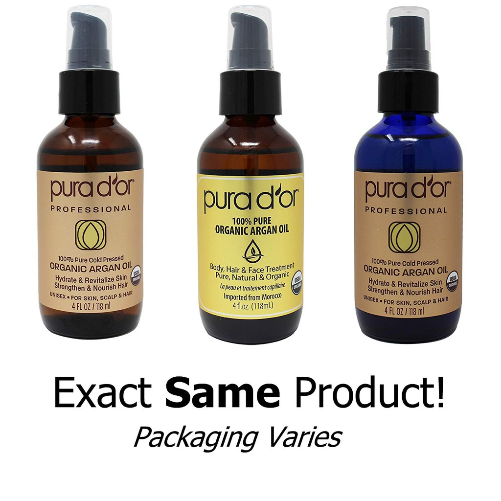 Tinh dầu  Argan dưỡng tóc_PURA D'OR Organic Moroccan Argan Oil | BigBuy360 - bigbuy360.vn