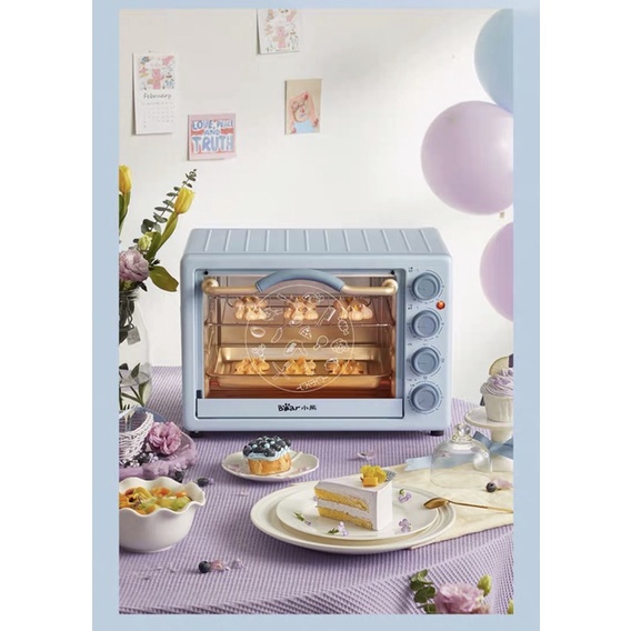 Bếp nướng bánh Bear có đèn 35L order