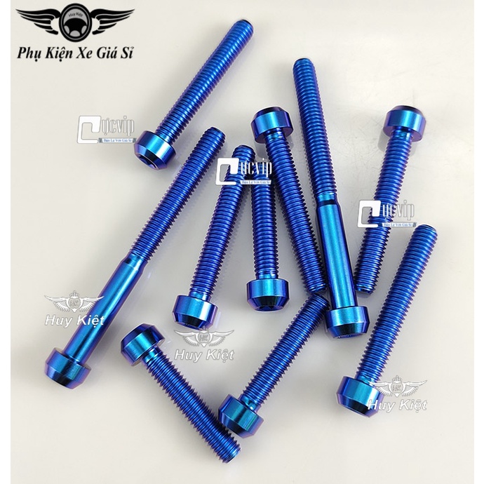 Bộ Ốc Lốc Máy Titan Thật GR5 Cho Vario 2015 - 2022, AirBlade AB 2013 - 2022 (10 Con) MS4976