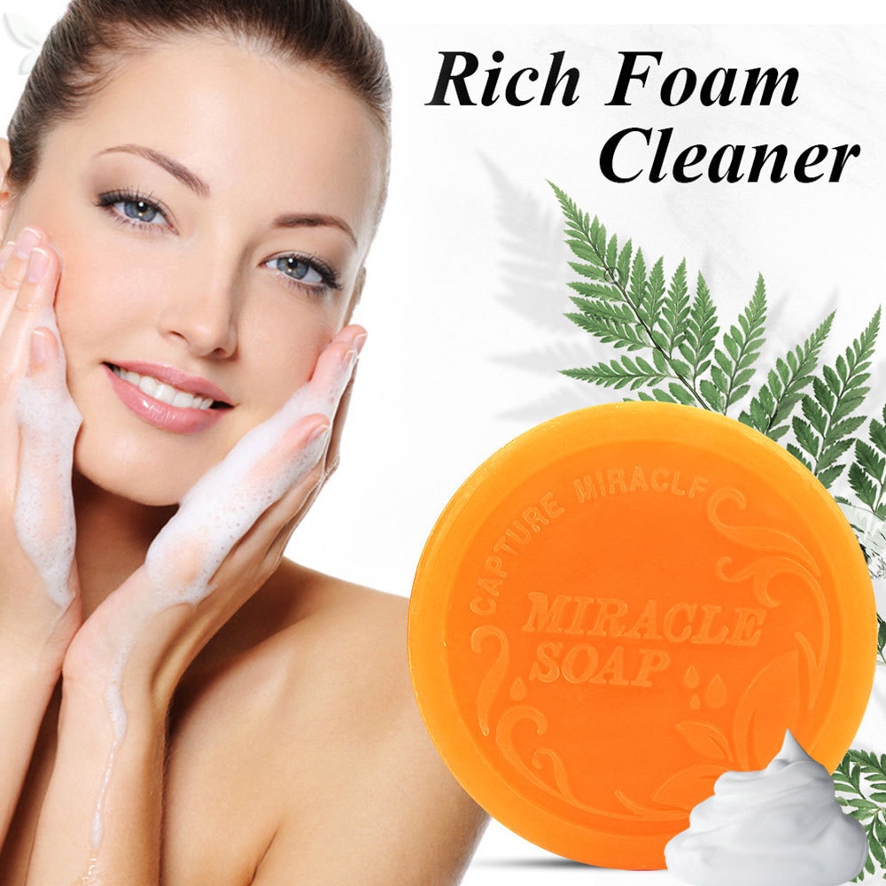 Xà Phòng kojic acid collagen Làm Trắng Da Làm Sạch Sâu Đốm Đen Và Làm Sáng Da 100g