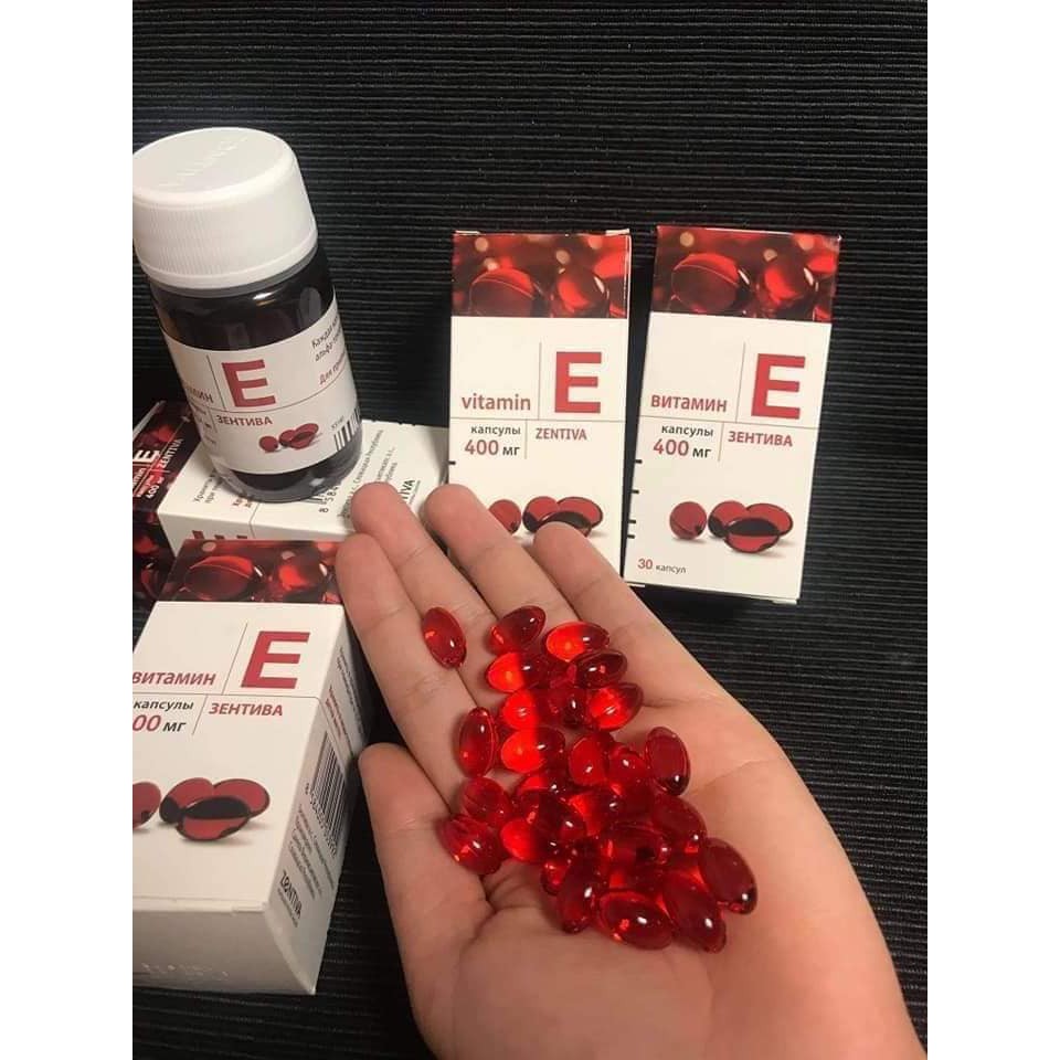 VITAMIN E Đỏ 400mg | Thế Giới Skin Care