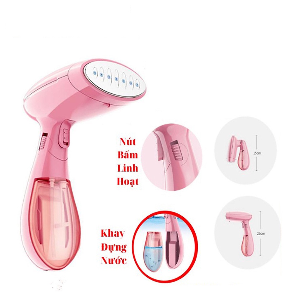 (HOT) Bàn Là Hơi Nước Cầm Tay SEKA SK545 Công Suất 1500W ,Bàn ủi hơi nước cầm tay mini mẫu mới 2022