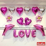 Bộ bóng bay I LOVE YOU - BAC21 trang trí phòng cưới, tiệc cưới - GOGU
