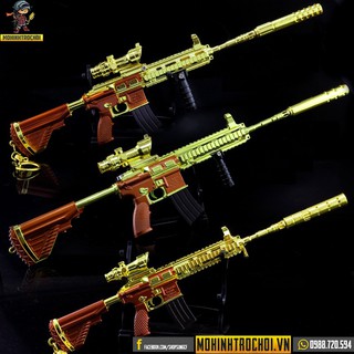 Mô Hình M416 Gold Plale 37cm PUBG
