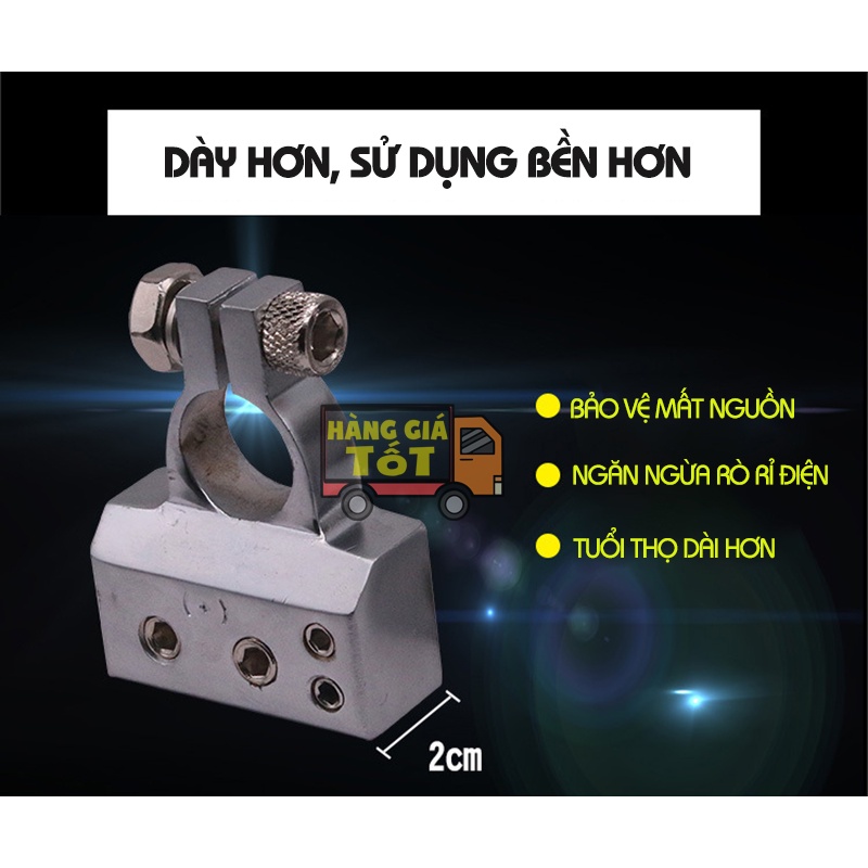 Bộ 2 Kẹp Cọc Bình Ắc Quy Ô Tô