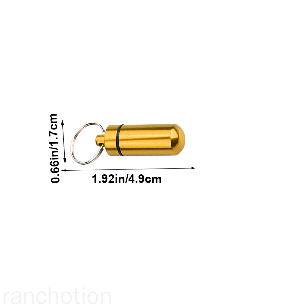 Hộp Nhôm Đựng Thuốc Mini Chống Thấm Nước Tiện Dụng