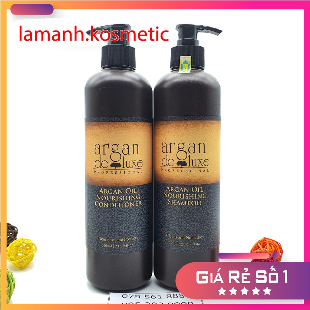 Dầu gội AGANDELUXE tái sinh phục hồi tóc hư tổn khô sơ kiềm dầu sạch gàu, cặp gội xả chính hãng 500ml - 1000ml