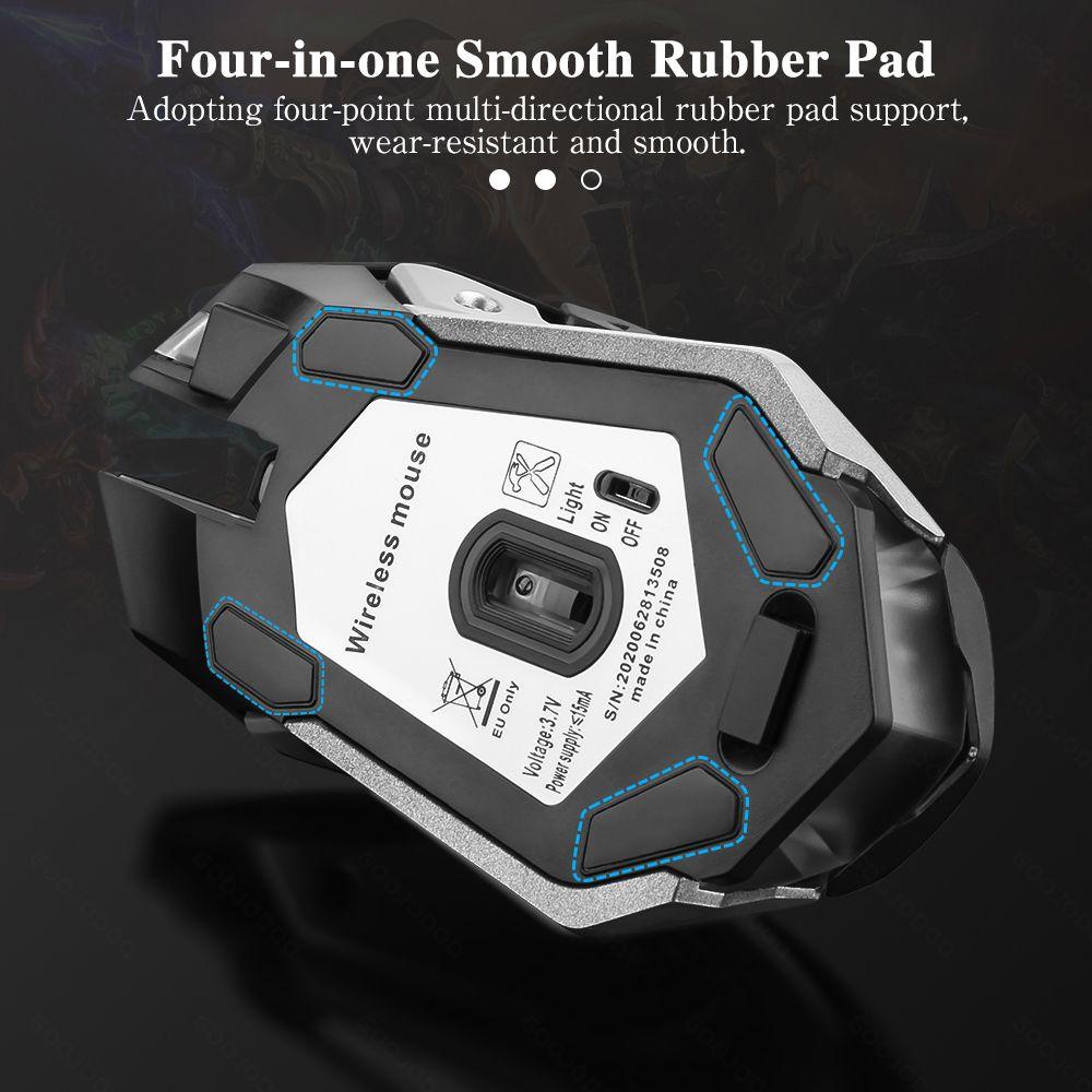 Chuột Quang Gaming TAYLOR1 2.4G Nhiều Màu Có Thể Sạc Lại Bằng Cổng USB Cho Máy Tính IOS Android