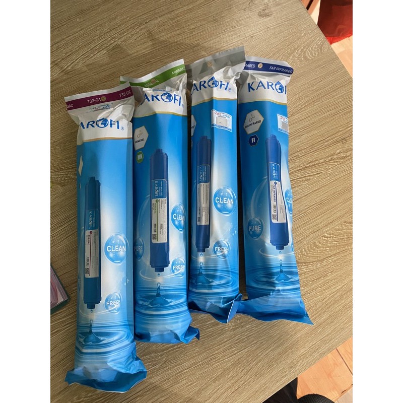 Combo 4 lõi lọc 5 6 7 8 Karofi chính hãng ( lõi 5678 Karofi chính hãng)