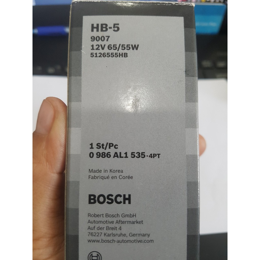 Bóng đèn Halogen_Bosch Pha Cos HB5 9007 12V 65 55W_Bán từng bóng