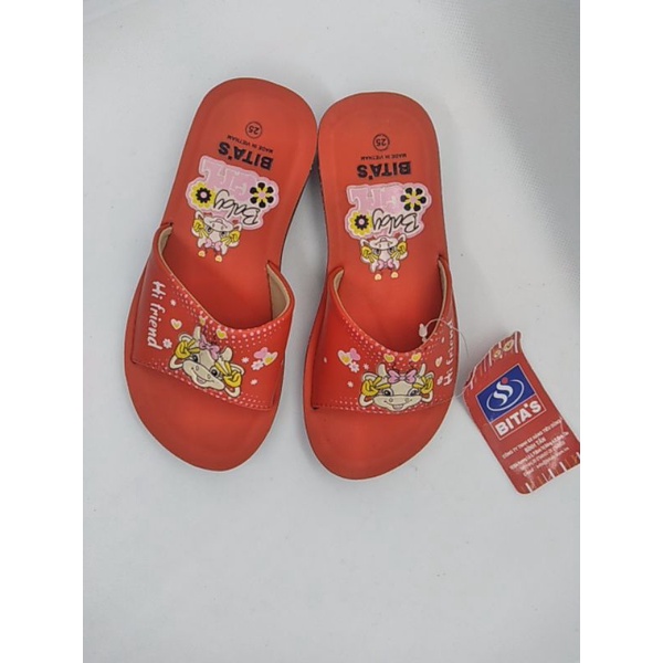 Dép lê bé gái bitas bền đẹp