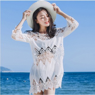 Bộ bikini đi biển phối ren quyến rũ cho nữ 3 / 19