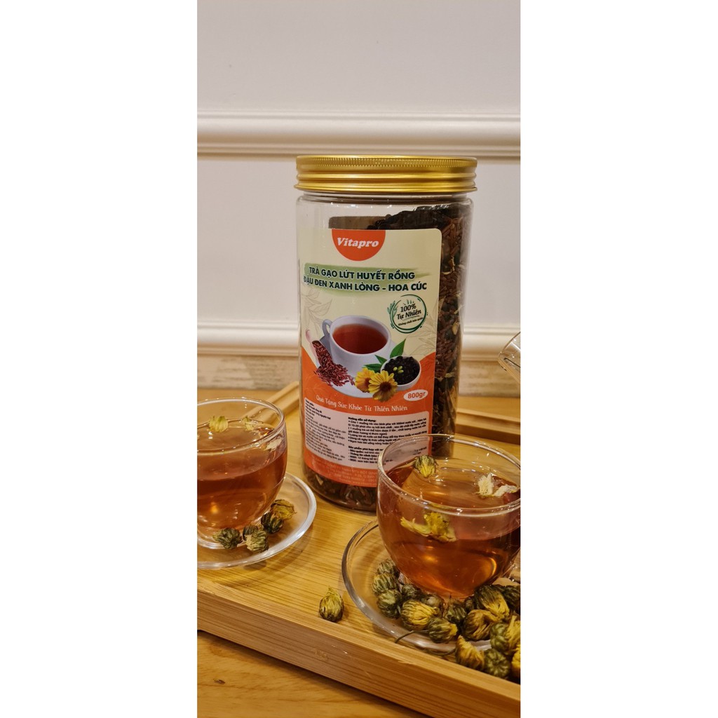 Trà giảm cân-thanh lọc 🌻 TRÀ GẠO LỨT ĐẬU ĐEN XANH LÒNG HOA CÚC