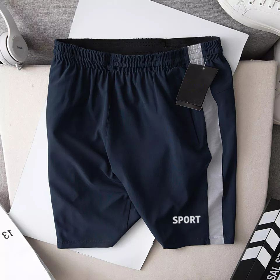 Quần Short nam thể thao chất gió mềm mại phối màu thời trang, mã QS333 | BigBuy360 - bigbuy360.vn
