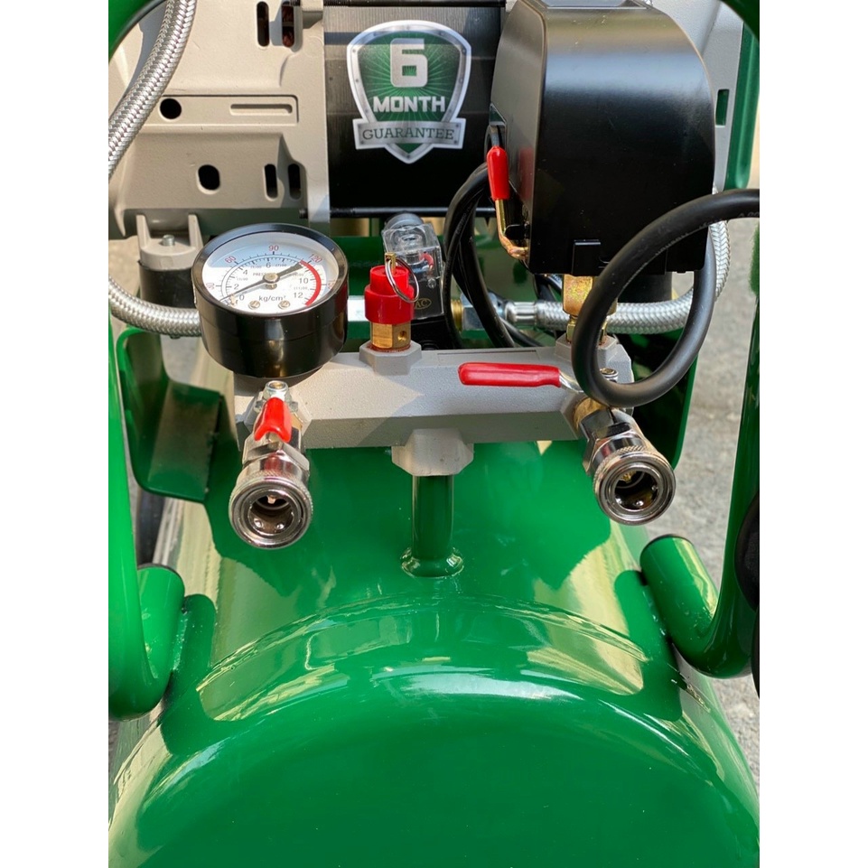 Máy nén khí không dầu 50lít Dekton 2 đầu bơm nhanh, DK-AC3950, 4HP