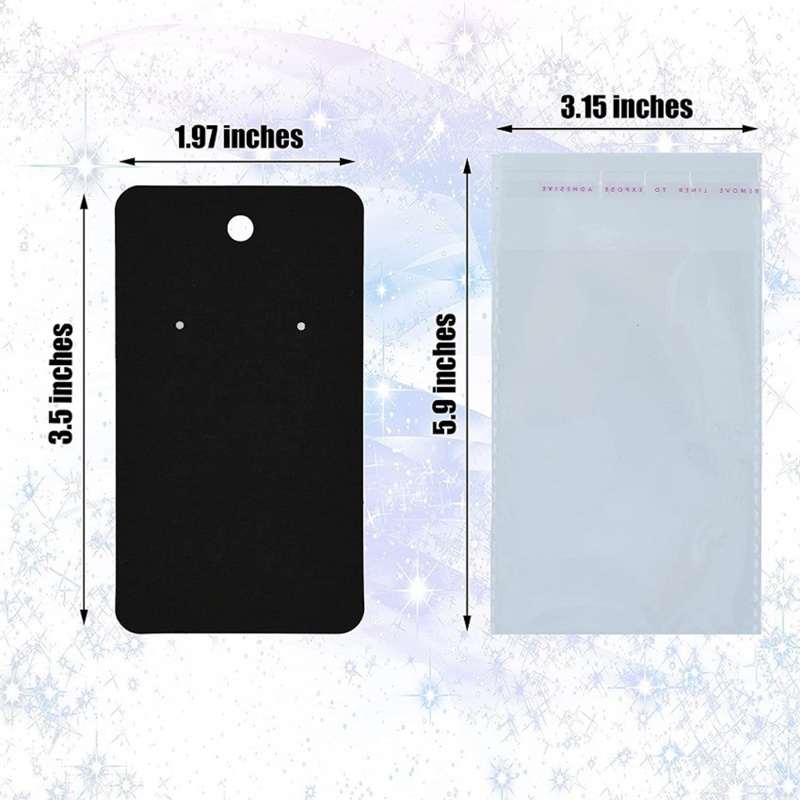 Set 100 Thẻ Trưng Bày Bông Tai Tiện Lợi