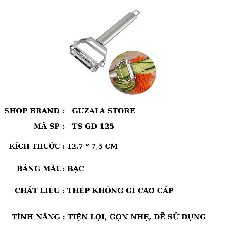 Dụng cụ bào, gọt, nạo củ quả đa năng - Mã: TS GD 125