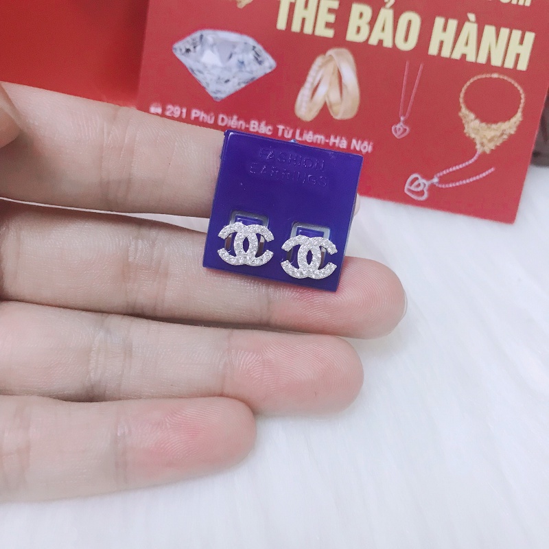 🌺ẢNH THẬT🌺 Bông Tai Bạc Chữ Siêu Hot Và Cá Tính