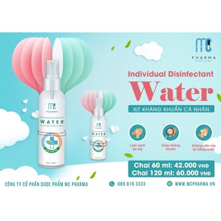 Xịt khử trùng y tế cá nhân mc prama 60 ml