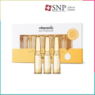 Tinh Chất Giảm Thâm Trắng Da Vitaronic SOS Ampoule Phục Hồi Trắng Da Cấp Tốc - Hộp 7 Ống