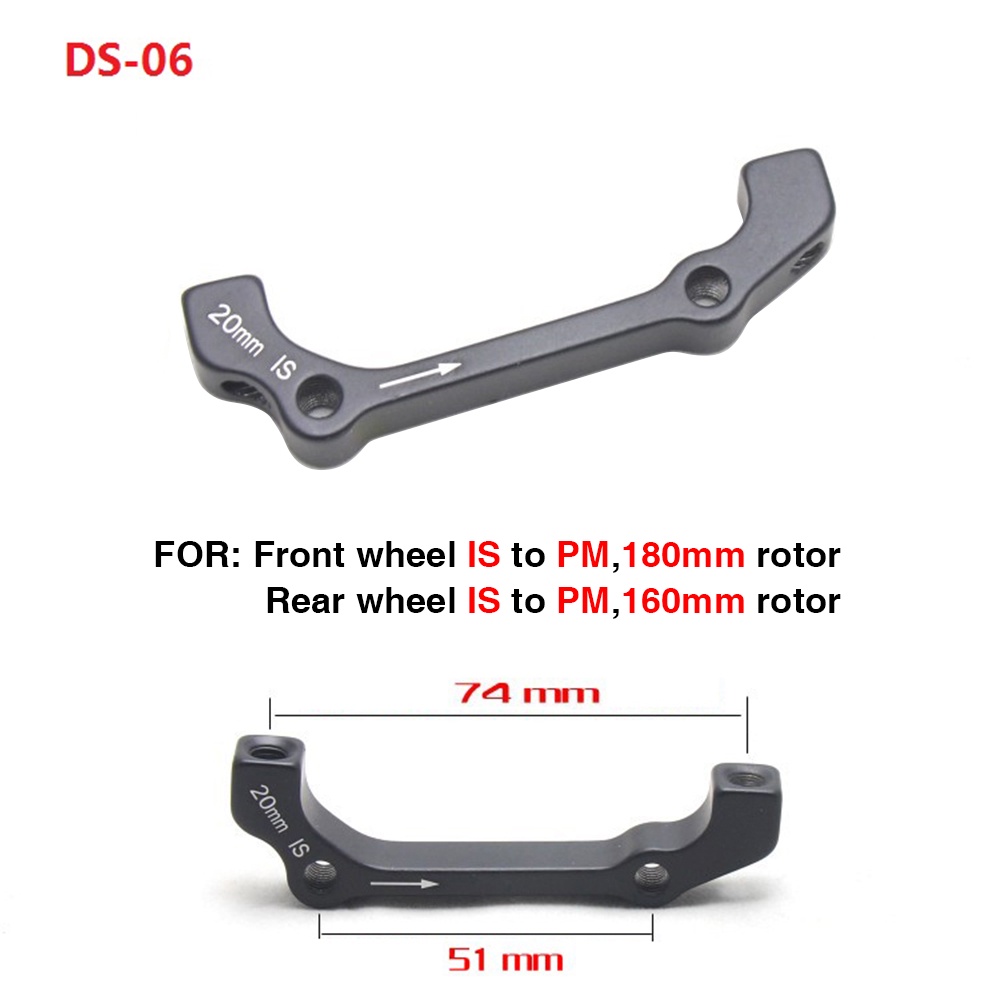 Phụ kiện chuyển đổi đĩa phanh xe đạp leo núi ZTTO 140 160 180 203mm tiện dụng