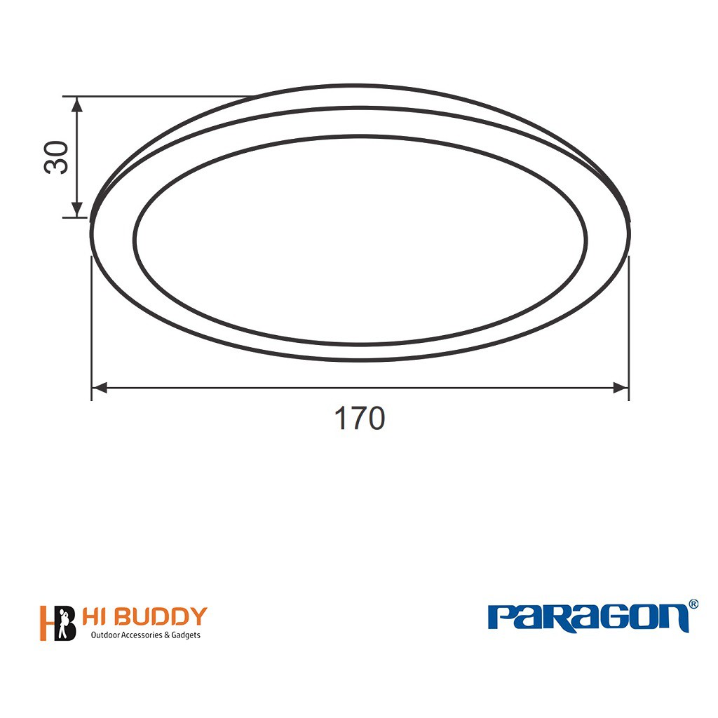 Đèn LED Paragon Downlight Dân dụng  7W/ 9W/ 12W - Ánh Sáng Vàng/ Trung Tính/ Trắng. Hàng Chính Hãng HIBUDDY