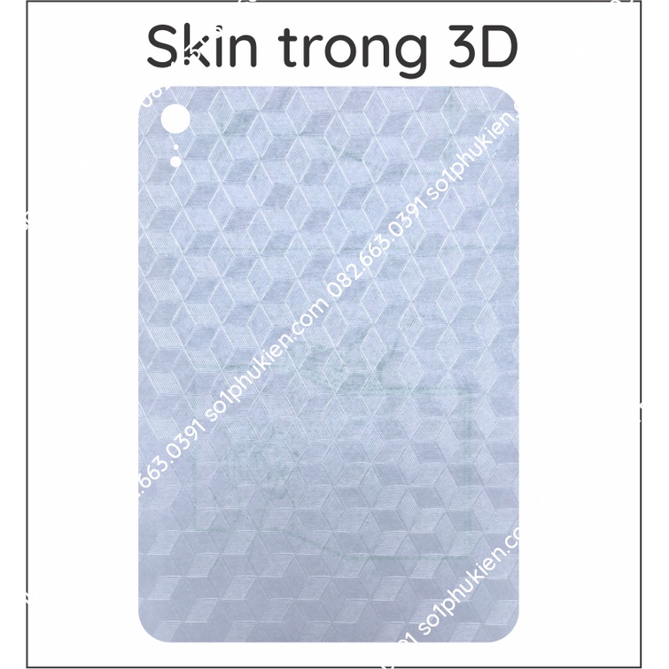 Miếng dán mặt lưng skin carbon iPad Mini 2021 (ipad mini 8.3 inch)
