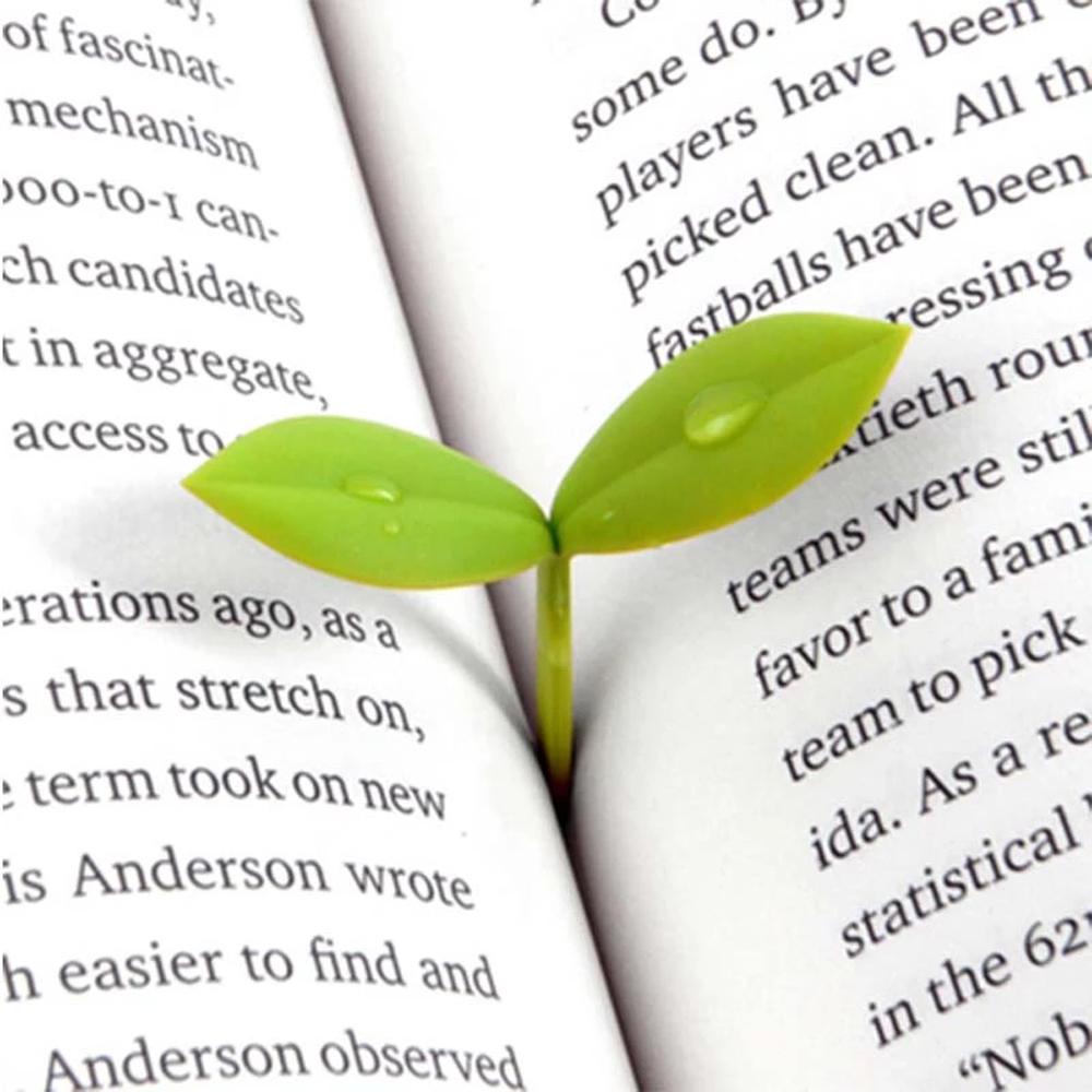Bookmark Bằng Silicone Hình Cỏ Sáng Tạo