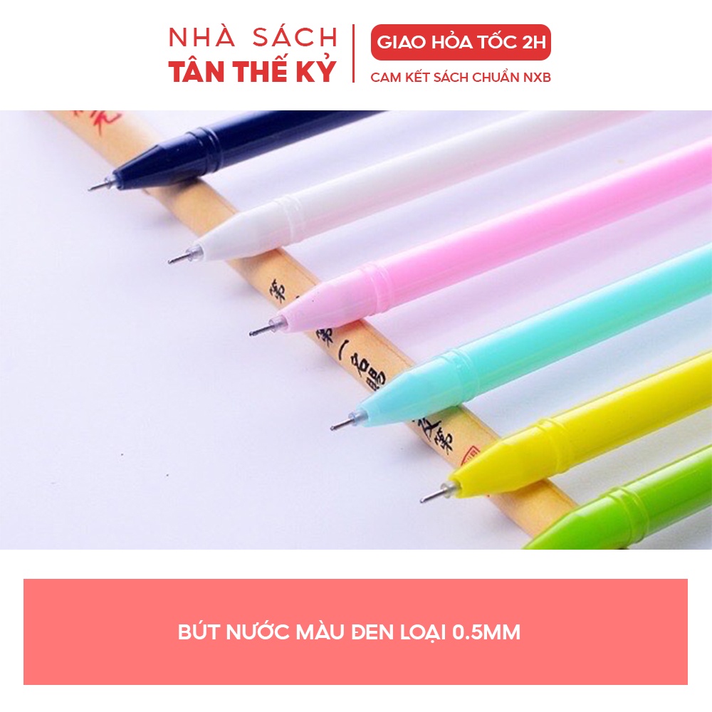 Bút mực nước đen Pison 0.5mm họa tiết móc xích nhiều hình ngộ nghĩnh