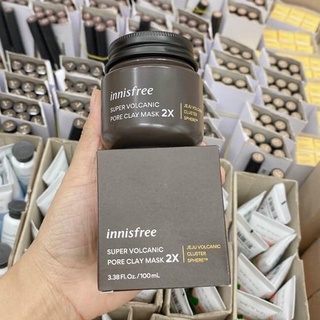 Mặt nạ đất sét Innisfree Super Volcanic Pore Clay Mask 2X