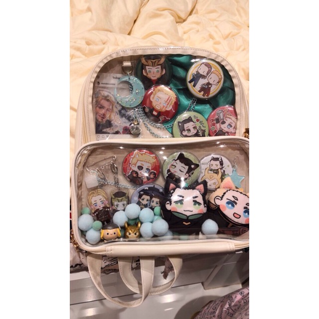 ORDER Balo mini trong suốt, balo đựng doll - 2 mẫu 🐽