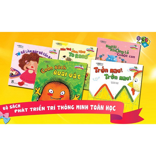 [2-5 tuổi] Combo 5 Cuốn Bộ Phát Triển Trí Thông Minh Toán Học