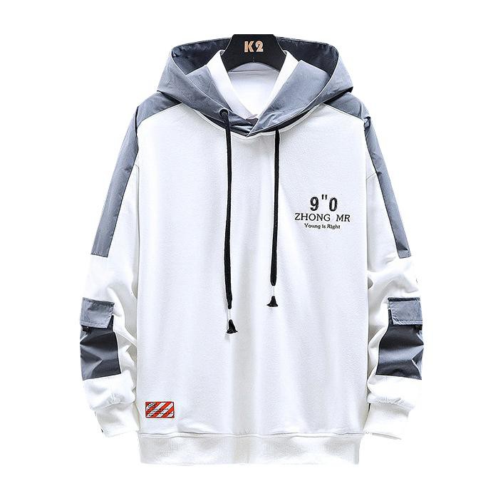 ÁO HOODIE NÓN NAM MÀU ĐEN CHẤT VẢI NỈ ZHONG MR FREESHIP