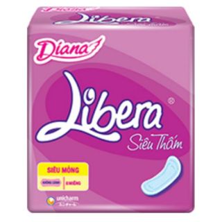 Băng về sinh Diana Libera mỏng không cánh