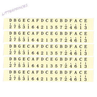 Set 5 Miếng Dán Họa Tiết Các Nốt Nhạc Ngộ Nghĩnh Dùng Để Trang Trí Nội Thất