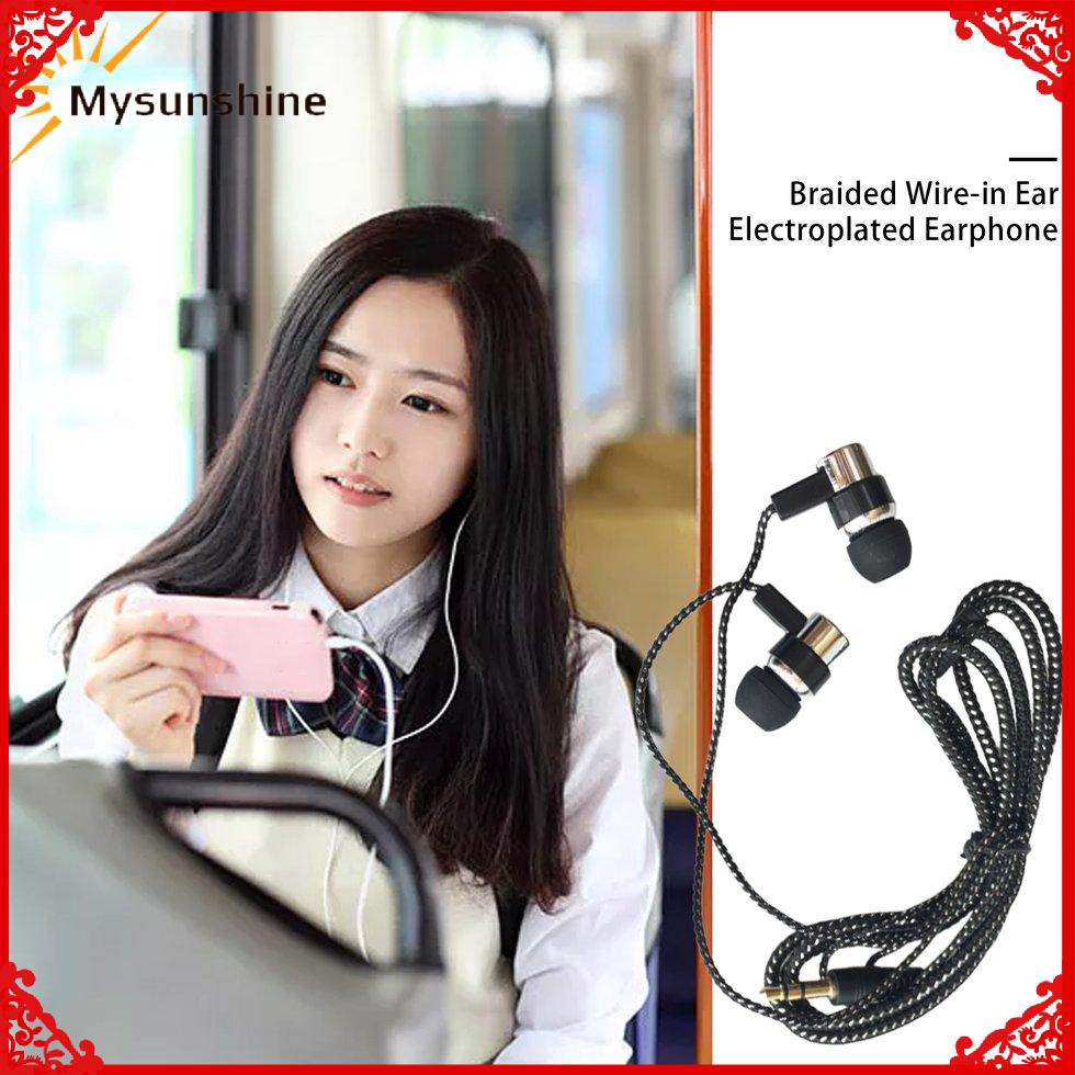 Tai Nghe Dây Bện Cho Điện Thoại / Mp3 | BigBuy360 - bigbuy360.vn