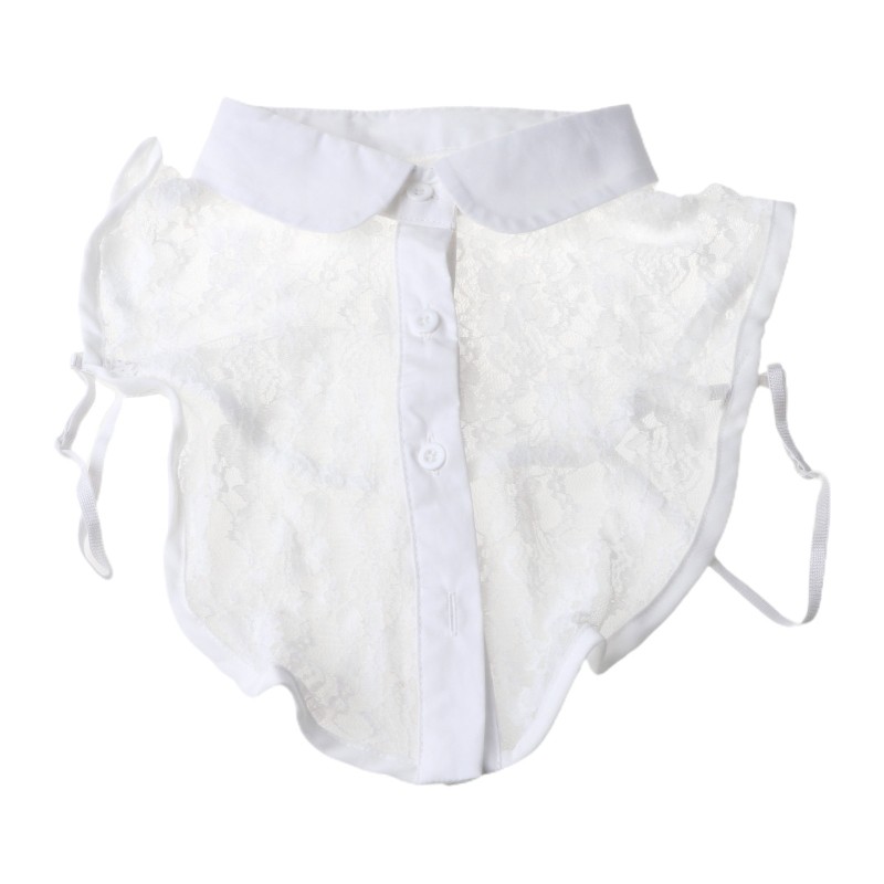 Wm ♥ Cổ Áo Rời Cổ Bẻ Phối Ren