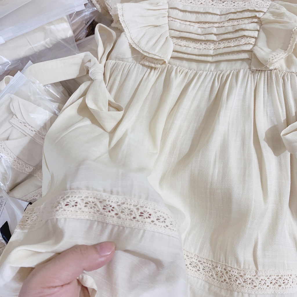 Váy cánh tiên phối ren -  Chất đũi mềm cực xinh. Cam kết hàng đẹp