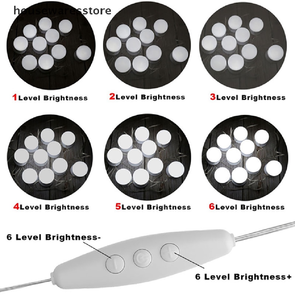 Đèn Led usb tiện dụng gắn gương trang điểm để bàn
