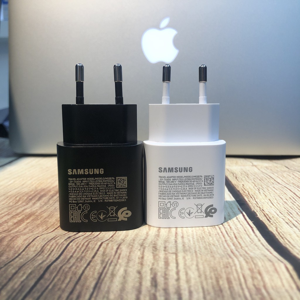 Bộ sạc nhanh 25W chính hãng SamSung S21 Ultra S21+ S21 S20 U S20+ S20  Flip 2 Flip Flod 2 Note 20 Note 10 Note 9 S10+ S1