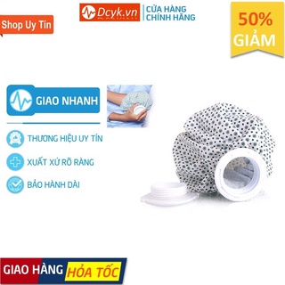 ✅ [Chuẩn Y Tế] Túi Chườm Vải- Greetmed (Chấm Bi), Chườm Đá, Nước Ấm - DCYK0196