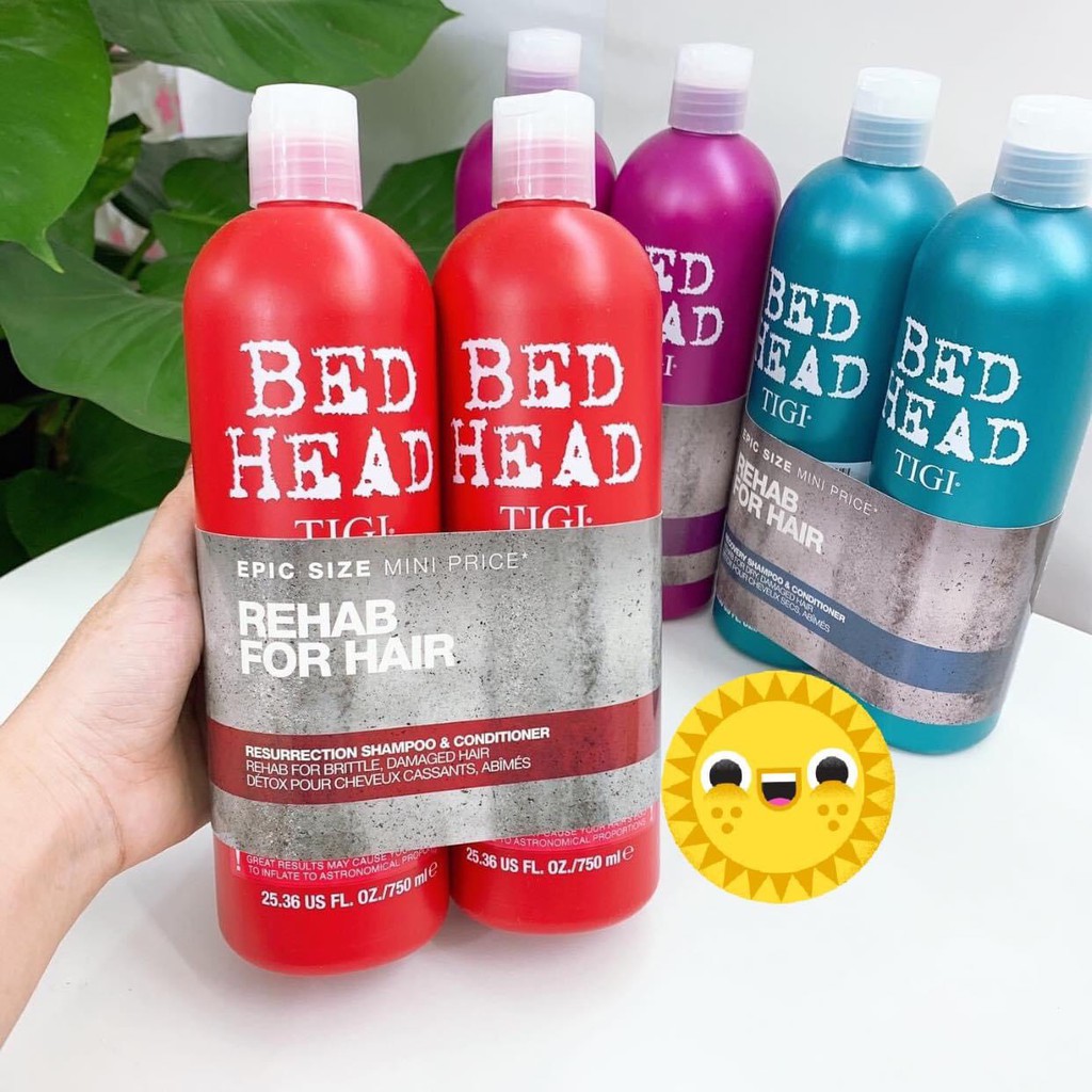 Cặp gội xả Tigi Bed Head 750mlx2