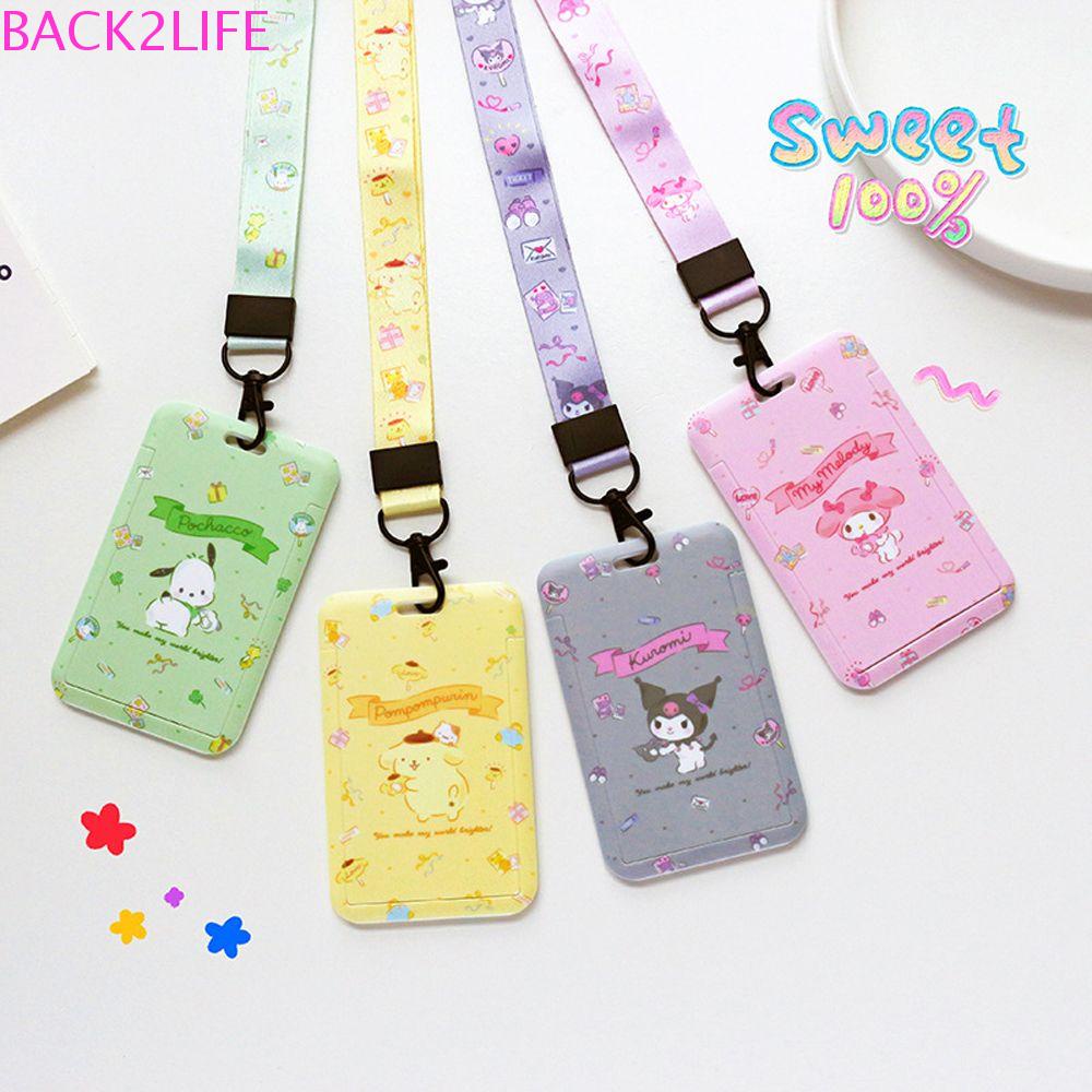 Ví Đựng Thẻ / Chìa Khóa Họa Tiết Chó Mèo Kuromi Kt / Melody 2Li Dễ Thương Cho Học Sinh