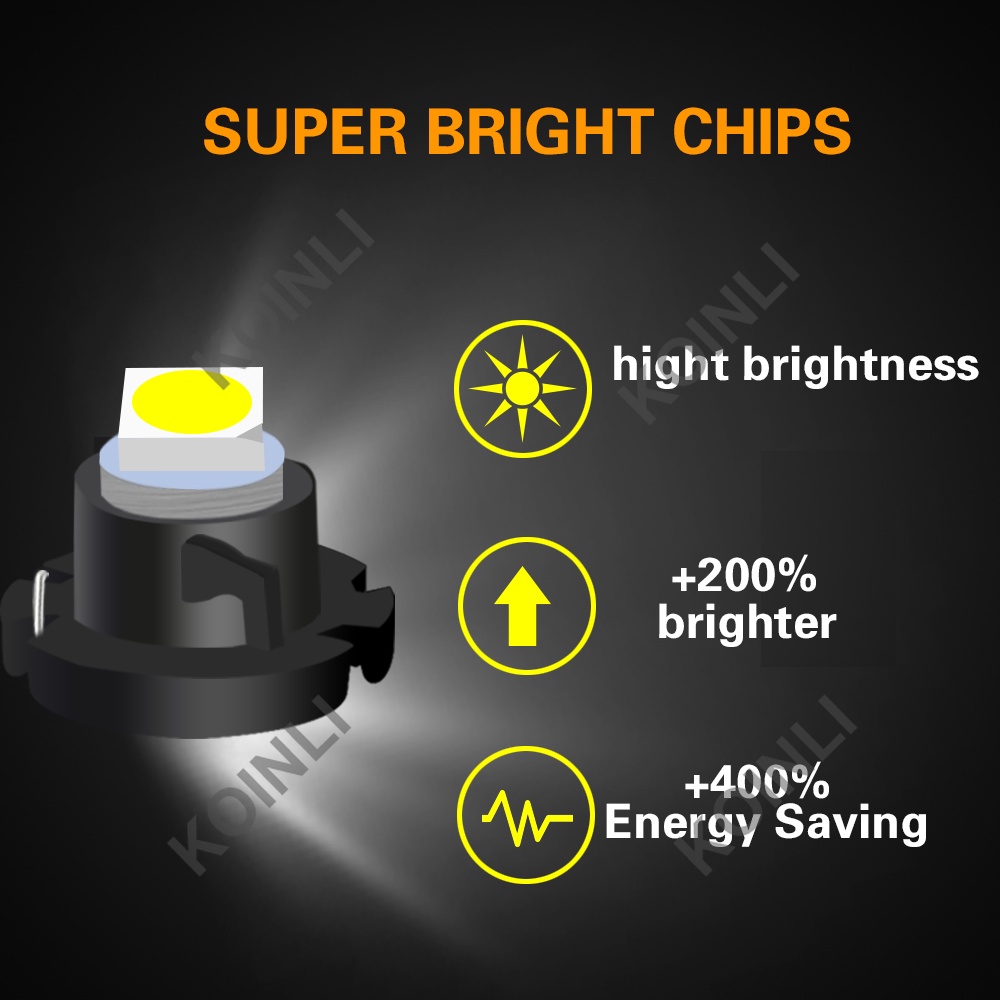 Bóng đèn LED T3 T4.2 T4.7 2835 5050 DCV cho bảng cảnh báo tín hiệu xe hơi