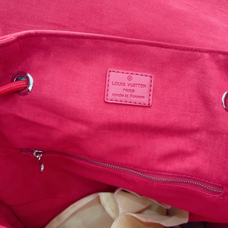⚡️ - Balo Luon Vuittuoi x Supreme Christopher Backpack Epi PM Red, Ba lô Supreme