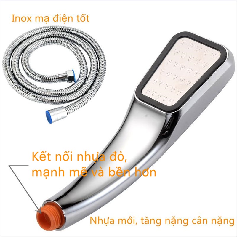 Vòi Sen Cao Cấp Tiết Kiệm Nước (30%), Tăng Áp 300 Lần [MỚI]